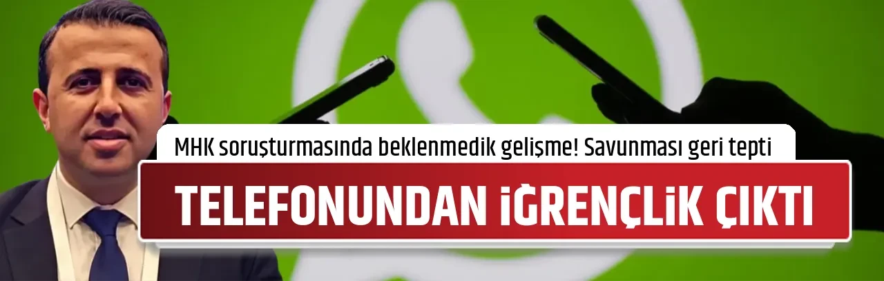 TELEFONUNDAN İĞRENÇLİK ÇIKTI 