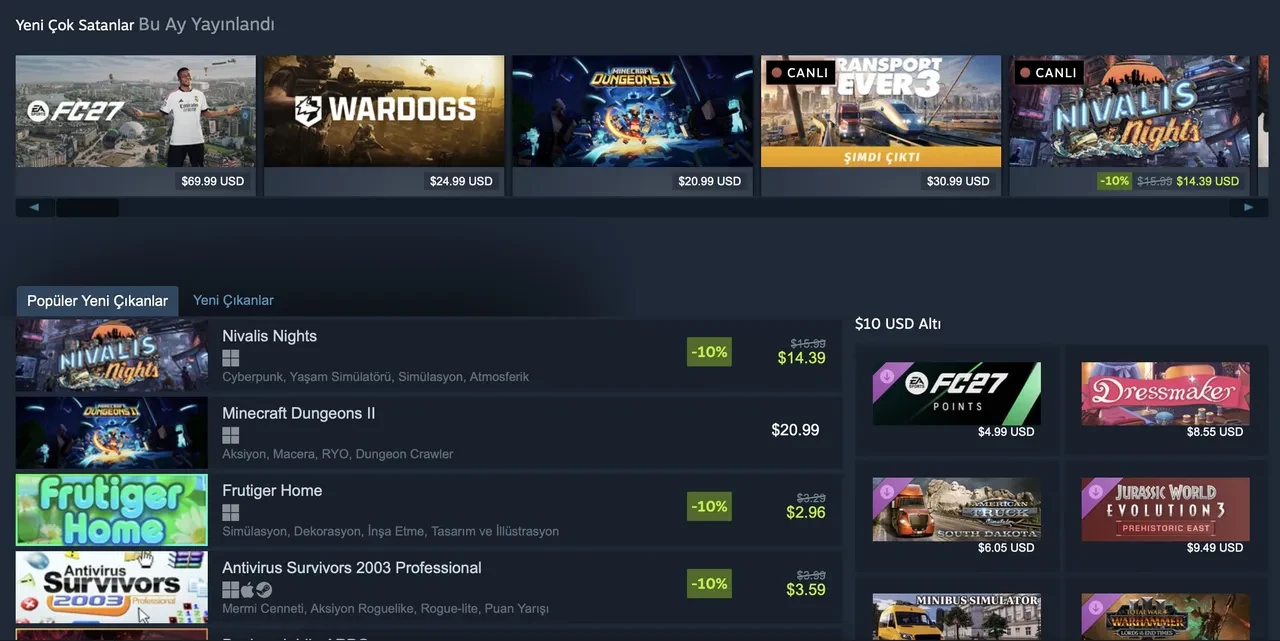 Steam sonbahar indirimleri ne zaman 2026? Steam Sonbahar indirimi saat kaçta başlayacak?