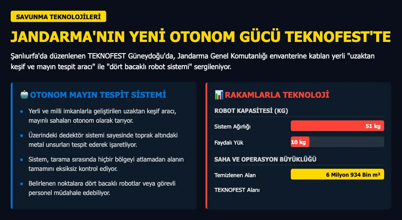 TEKNOFEST Güneydoğu'da Jandarmanın robotları ilgi odağı oldu