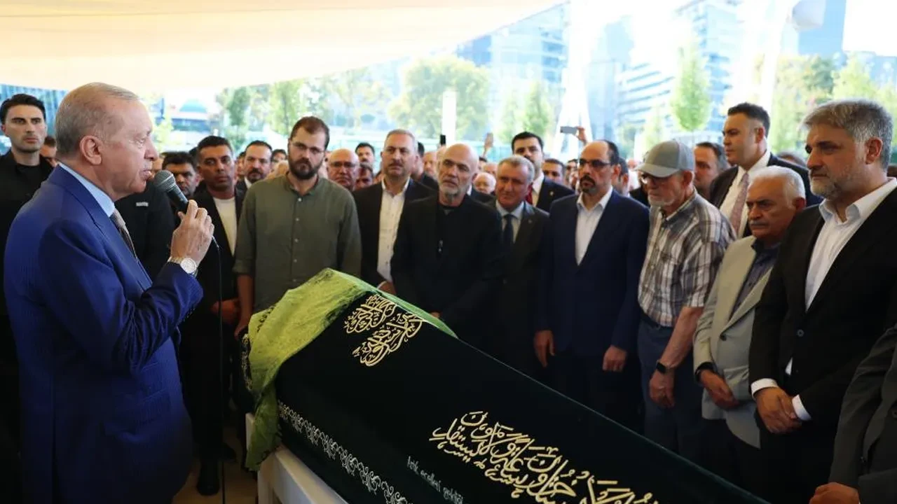 Cumhurbaşkanı Erdoğan AK Parti Şanlıurfa Milletvekili Abdülkadir Emin Önen'in kızının cenazesine katıldı