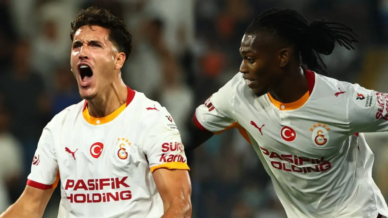 Galatasaray'da Leao ve Deniz siftah yaptı