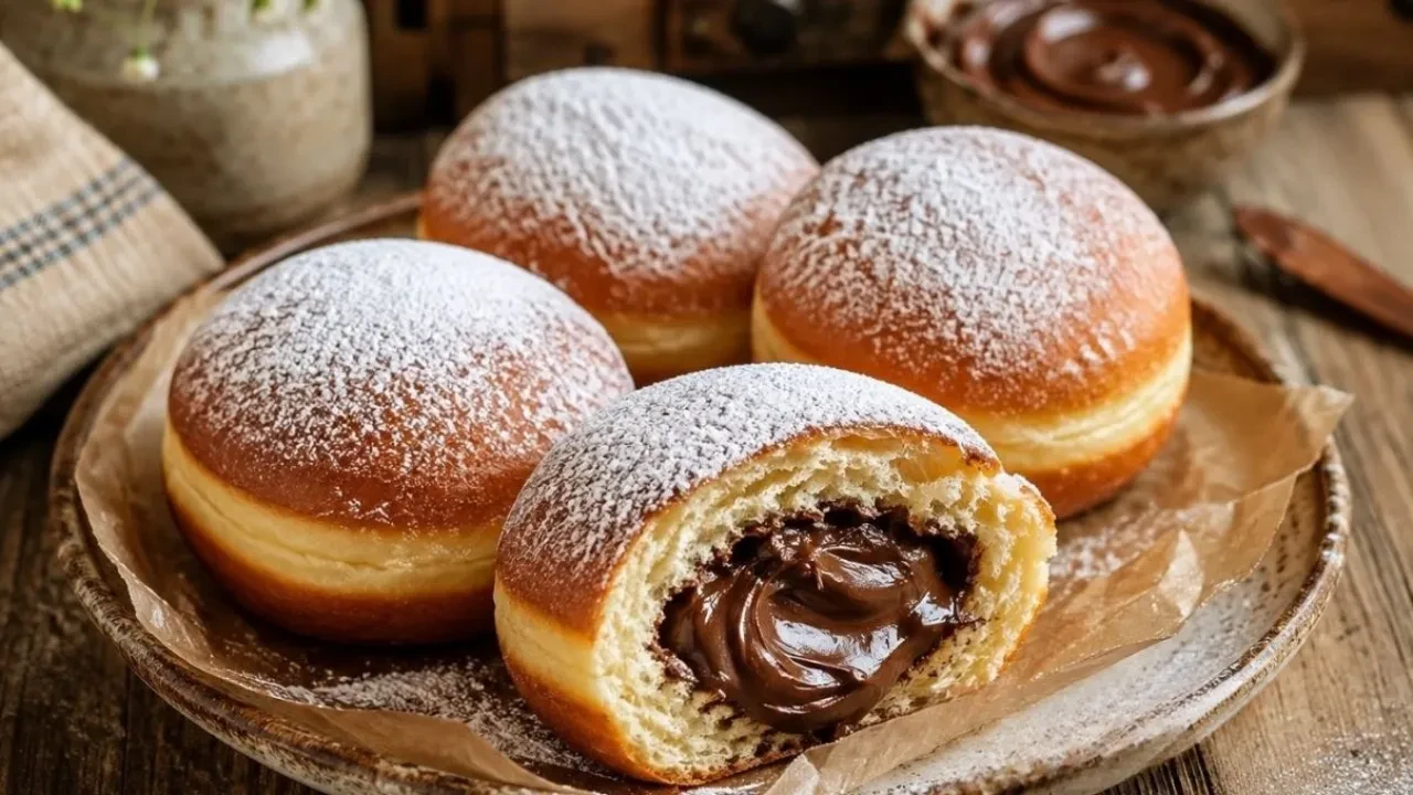 İçi dolgulu, dışı yumuşacık Almanya’nın meşhur çöreği! MasterChef Krappen tarifi