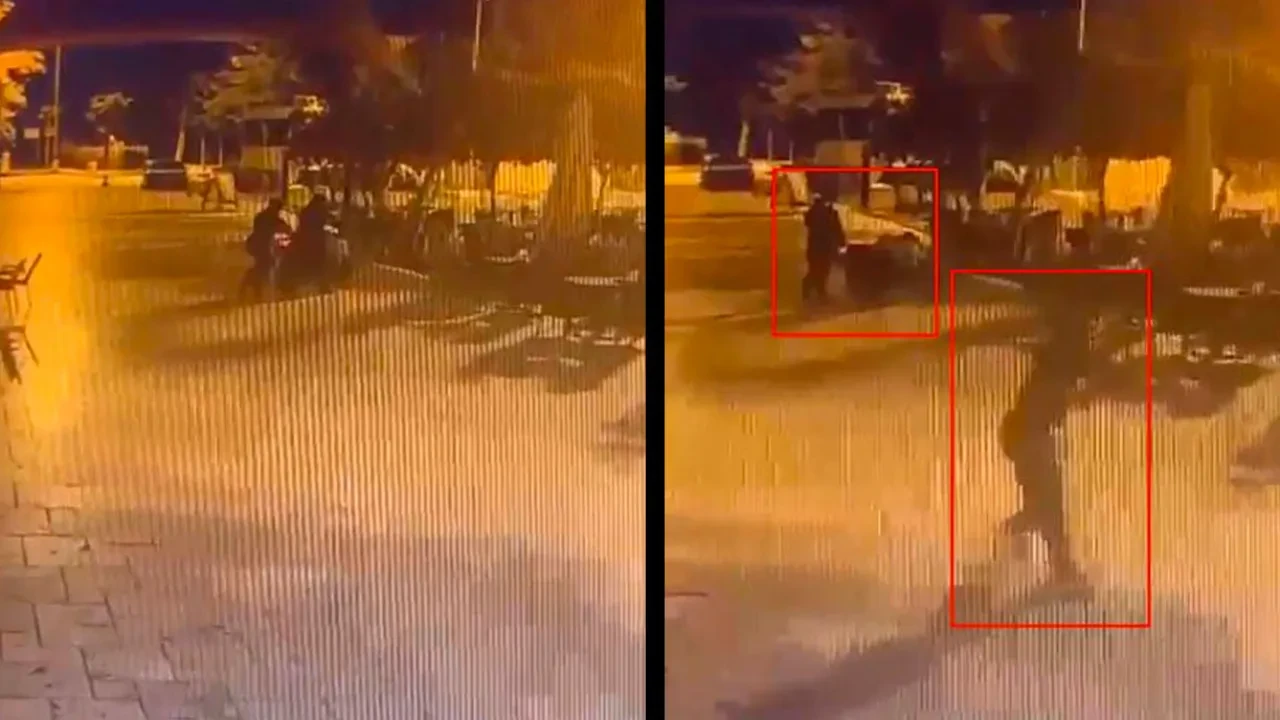 Motosikletle geldiler kafeye ateş açtılar! Dehşet anlatı kamerada