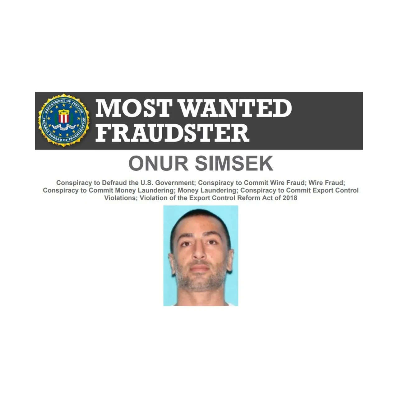 Onur Şimşek kimdir, nerede? FBI En Çok Aranan Dolandırıcılar listesine ekledi ve 150 bin dolar ödül verecek!