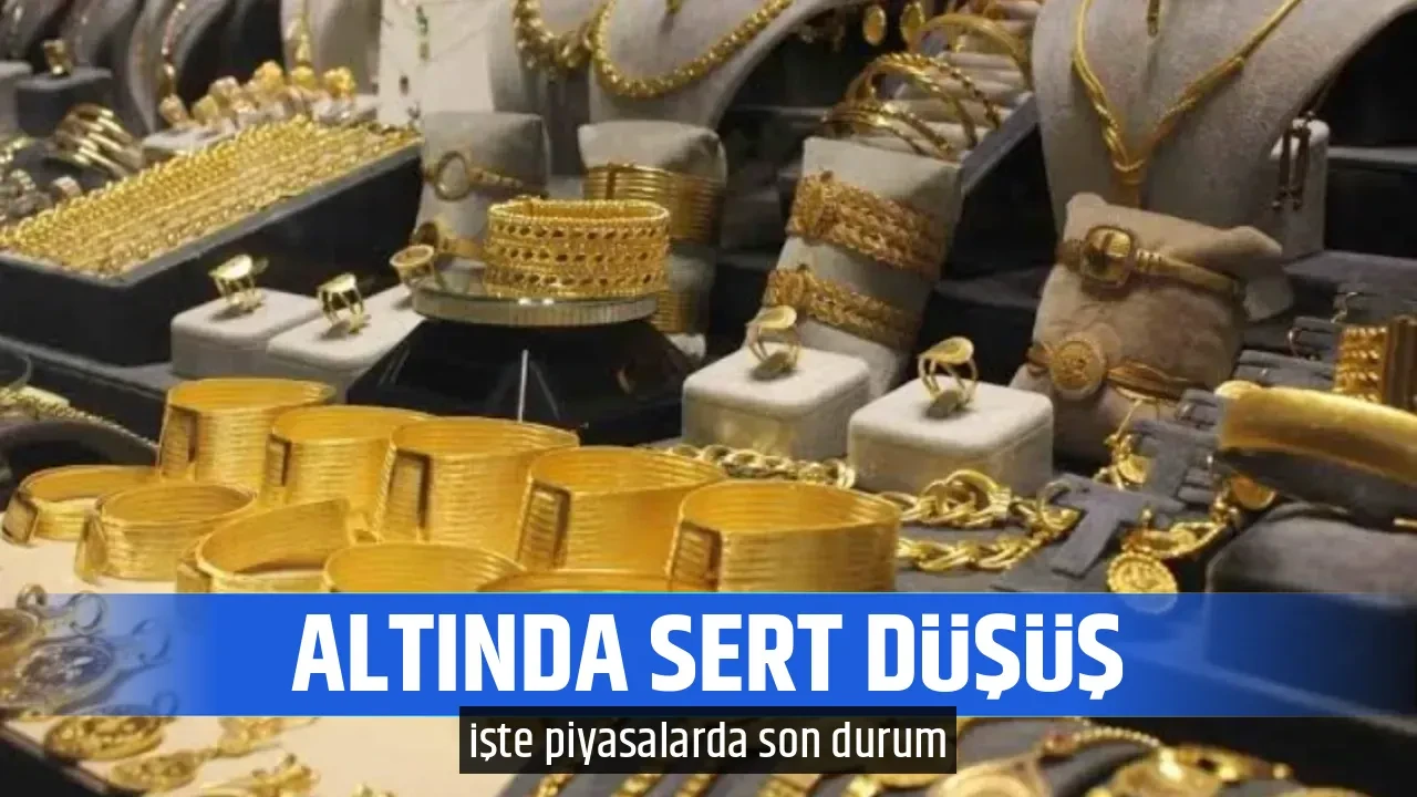 ALTINDA SERT DÜŞÜŞ