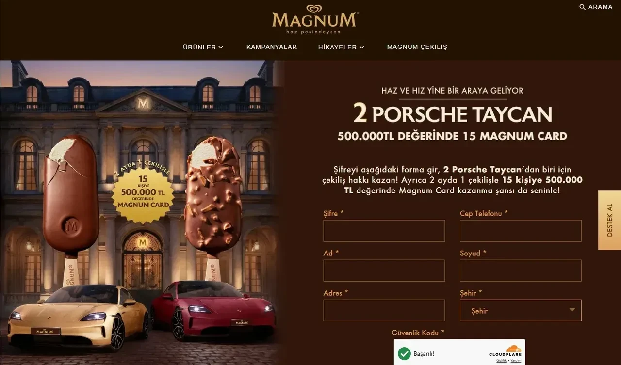 Magnum 2. dönem çekiliş sonuçları açıklandı mı? 2026 Magnum Porsche Taycan çekiliş tarihi...