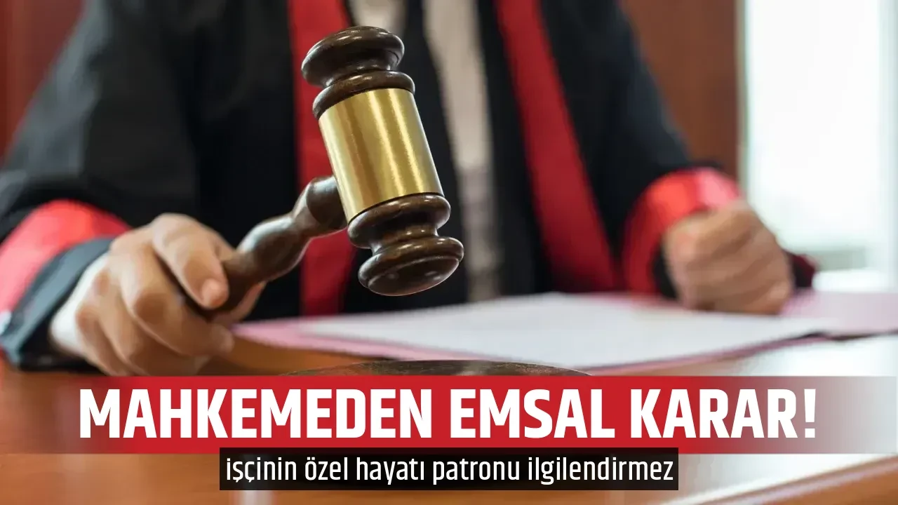 MAHKEMEDEN EMSAL KARAR!
