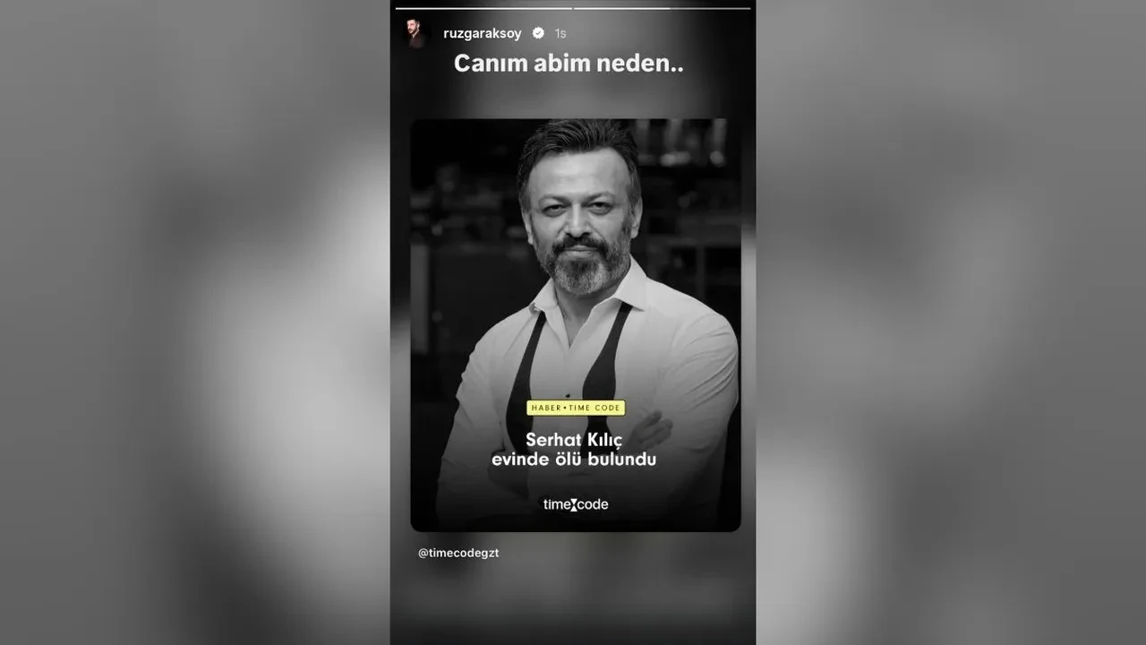 Serhat Mustafa Kılıç’ın ölüm haberi oyuncu arkadaşlarını yıktı! Paylaşımlar yürek burktu