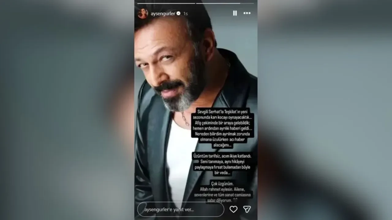 Serhat Mustafa Kılıç’ın ölüm haberi oyuncu arkadaşlarını yıktı! Paylaşımlar yürek burktu