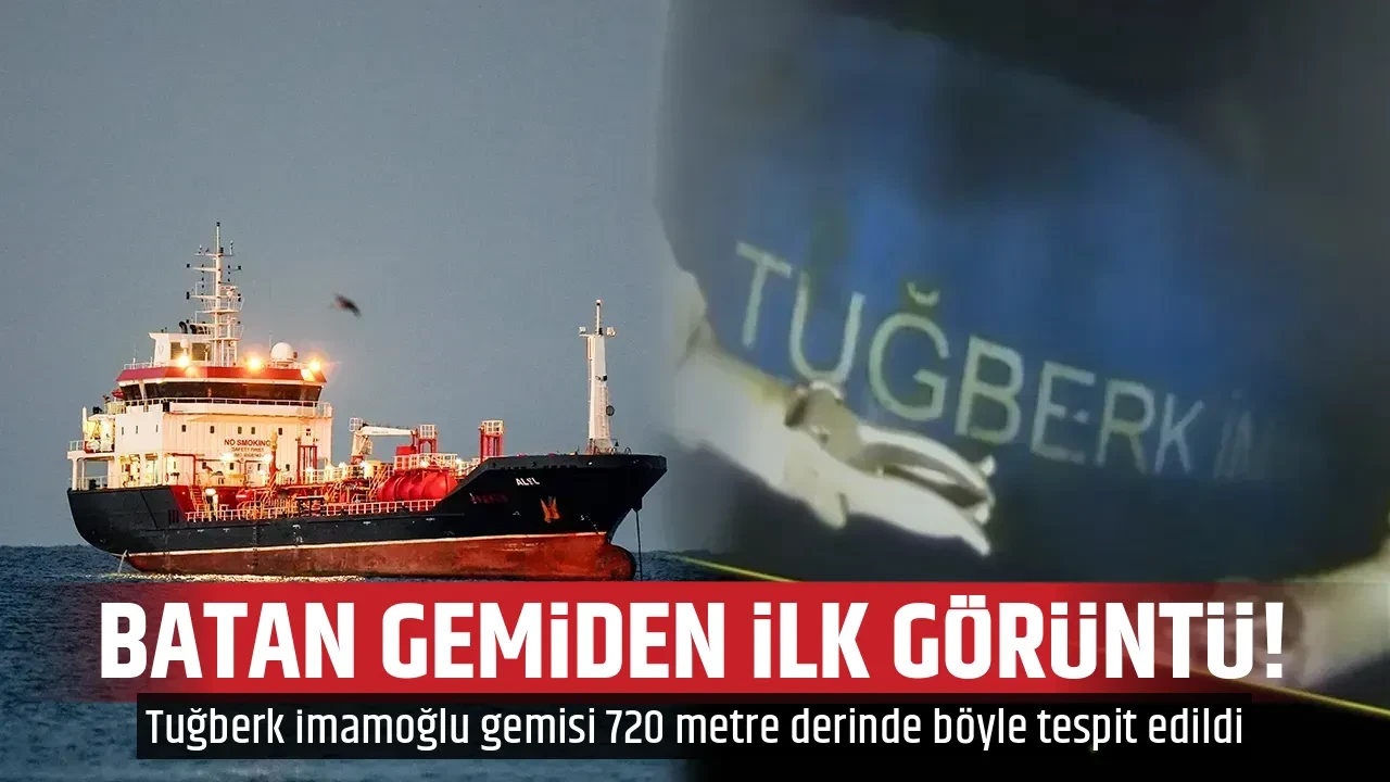 BATAN GEMİDEN İLK GÖRÜNTÜ!