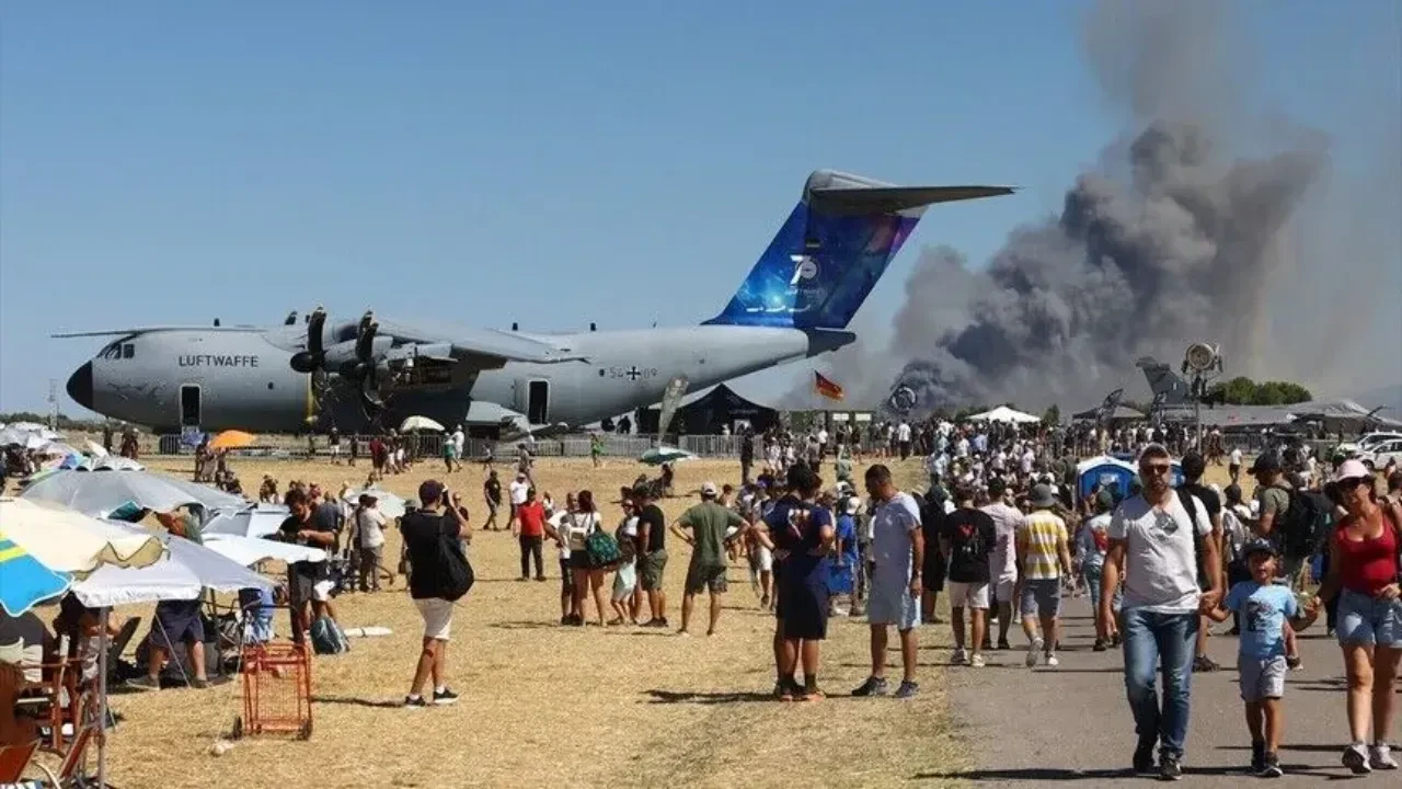 Yunanistan'da F-4 savaş uçağı düştü: 2 ölü