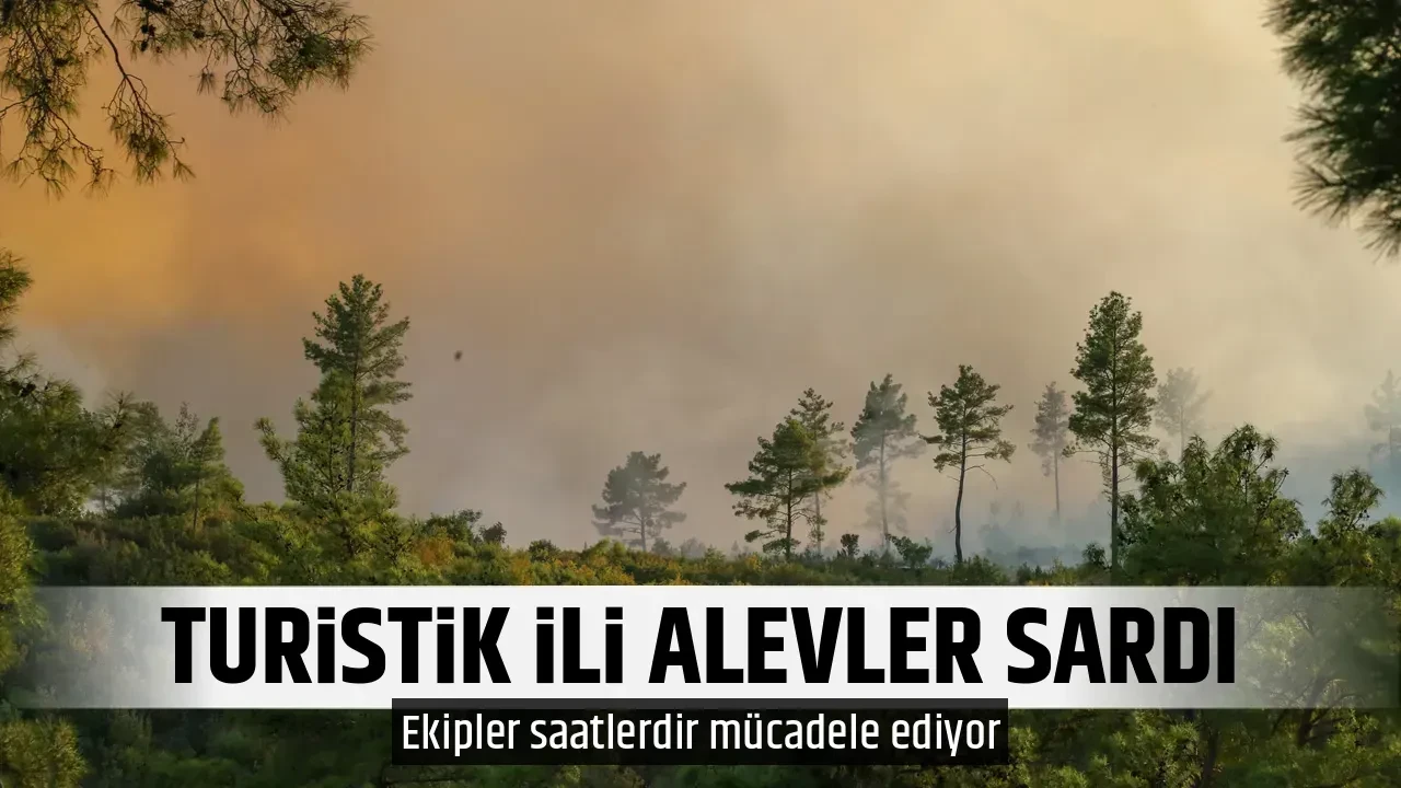 TURİSTİK İLİ ALEVLER SARDI
