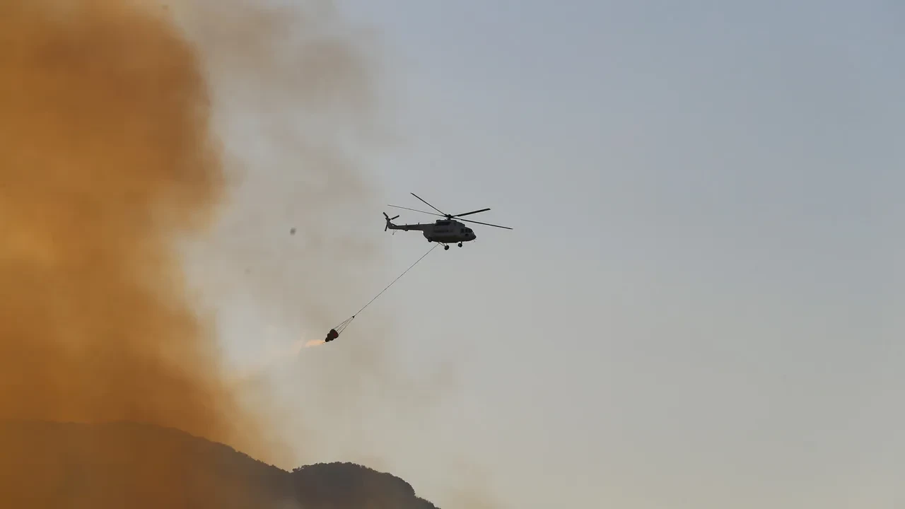Antalya’da ormanlık alanda yangın