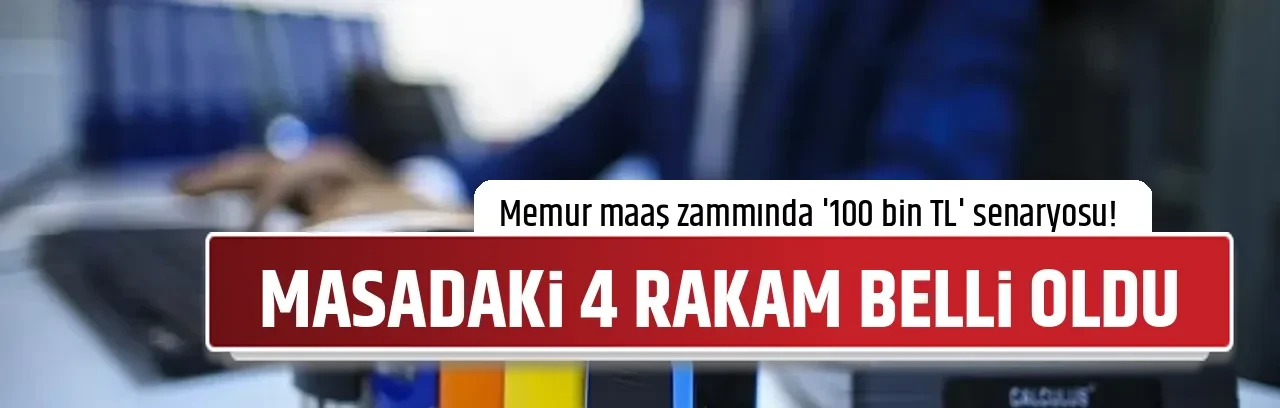 MASADAKİ 4 RAKAM BELLİ OLDU