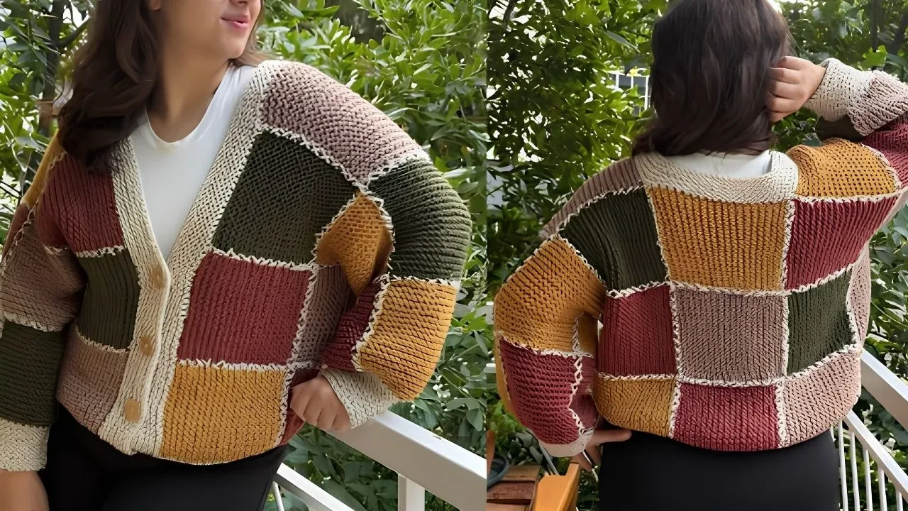 Sonbahara damga vuracak şişle örülen renkli hırka modelleri 2026