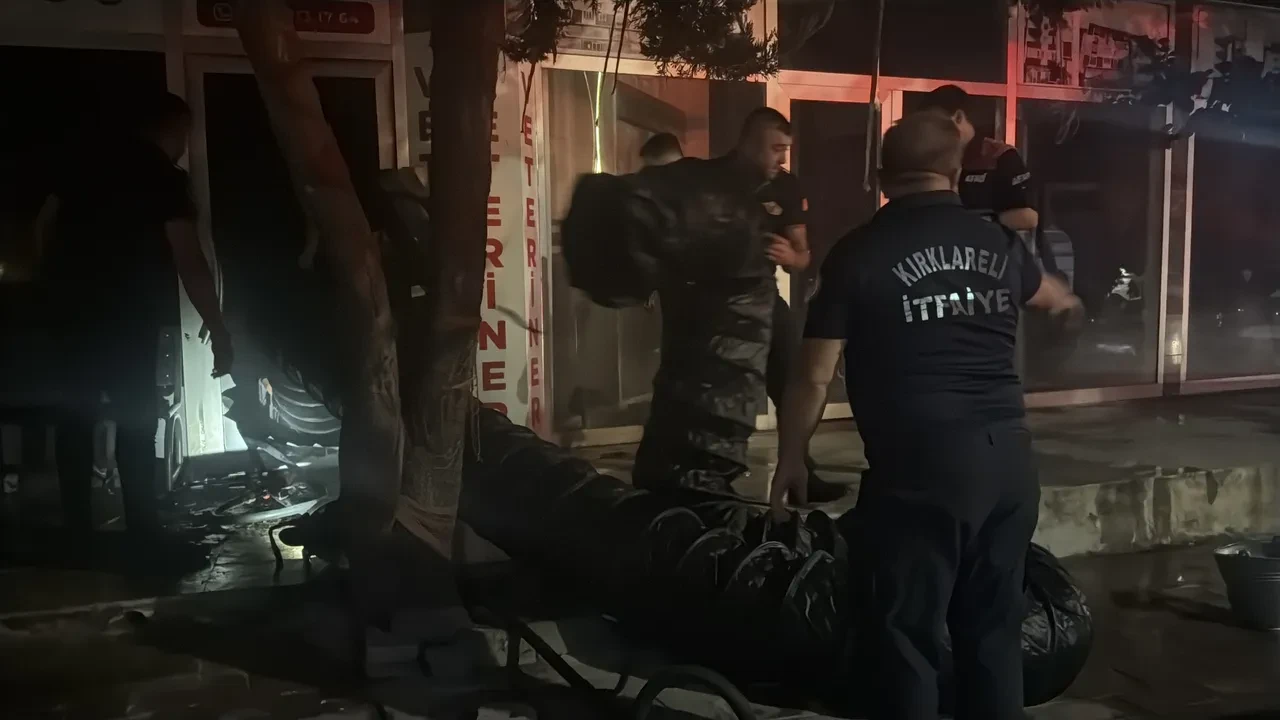 Veteriner kliniğinde can pazarı: Alevler arasında hayvanlar son anda kurtarıldı