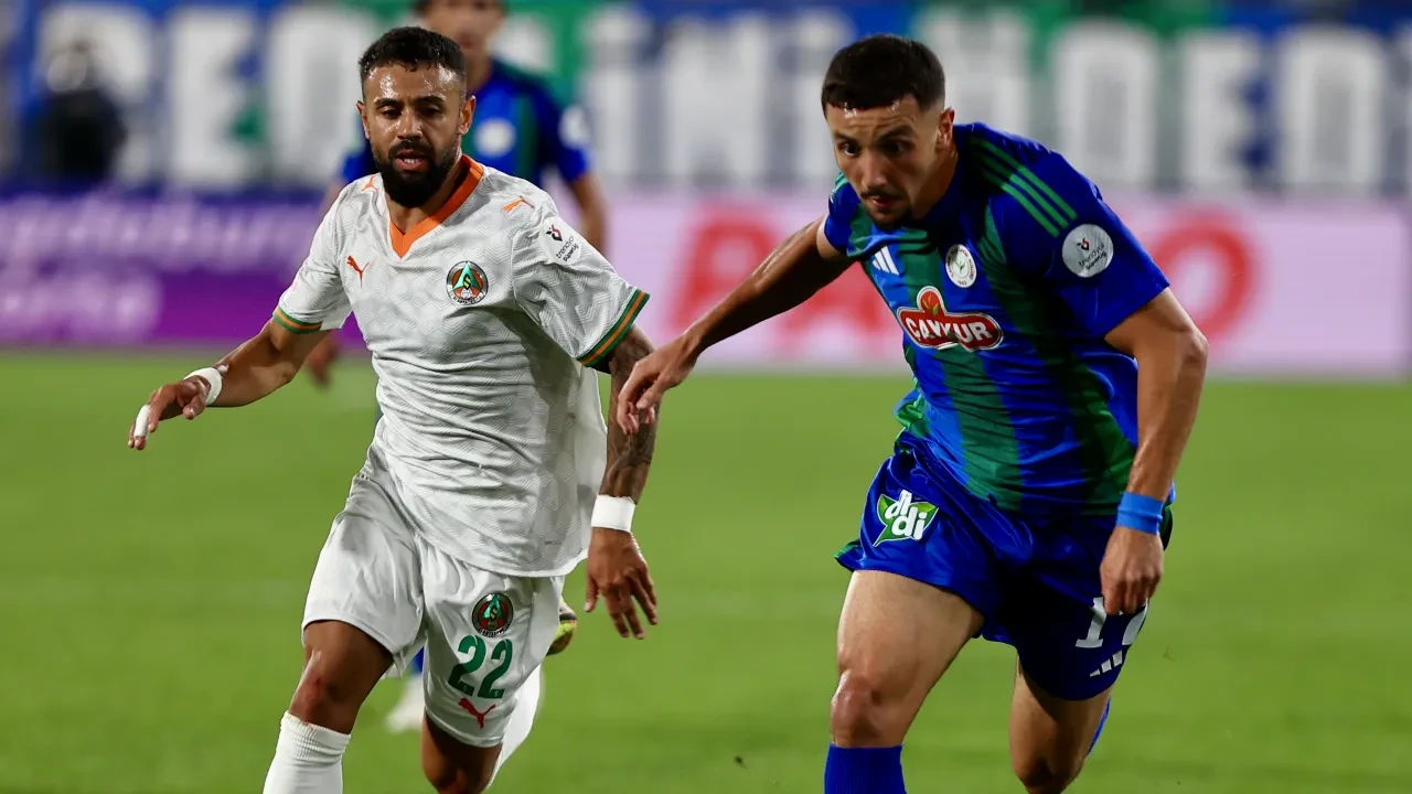 Alanyaspor tek golle kazandı! Akdeniz ekibi, Çaykur Rizespor'u yendi