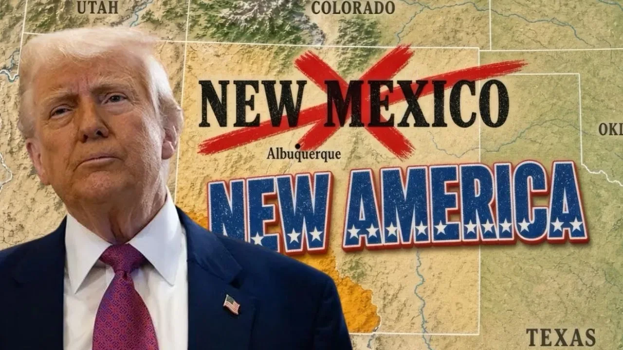 Donald Trump'tan çok konuşulacak New Mexico hamlesi: Haritada adını değiştirdi