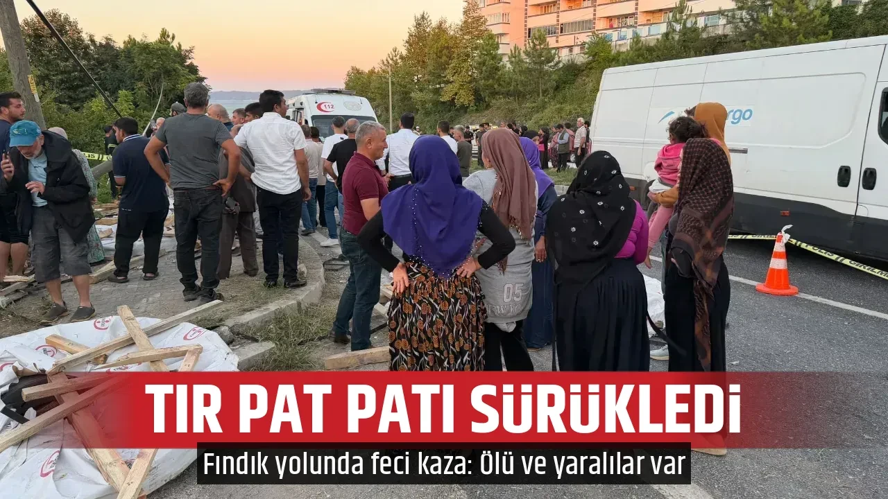 TIR PAT PATI SÜRÜKLEDİ