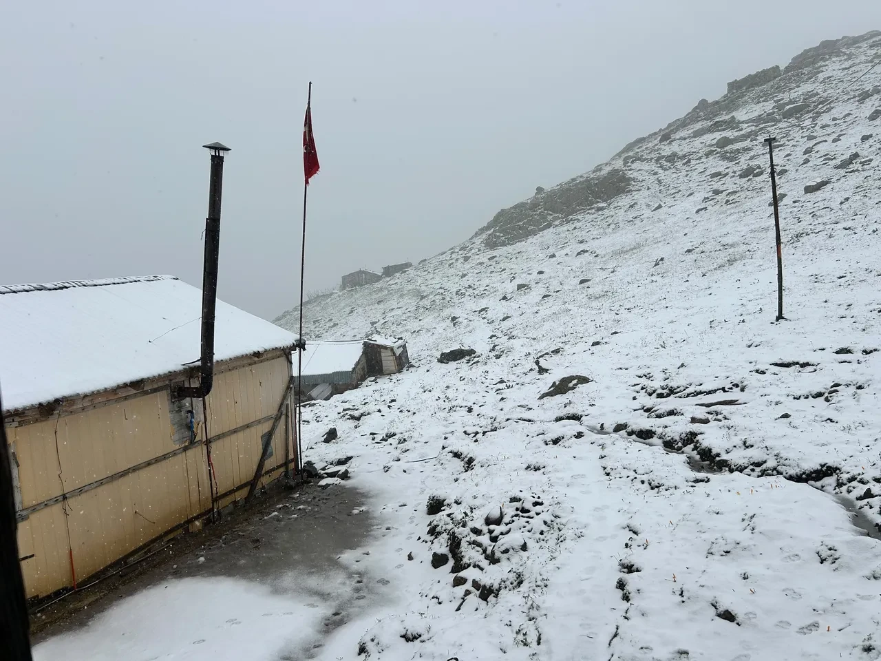 Karadeniz'de sezonun ilk karı yağdı: Kaçkarlar'dan kartpostallık görüntüler geldi