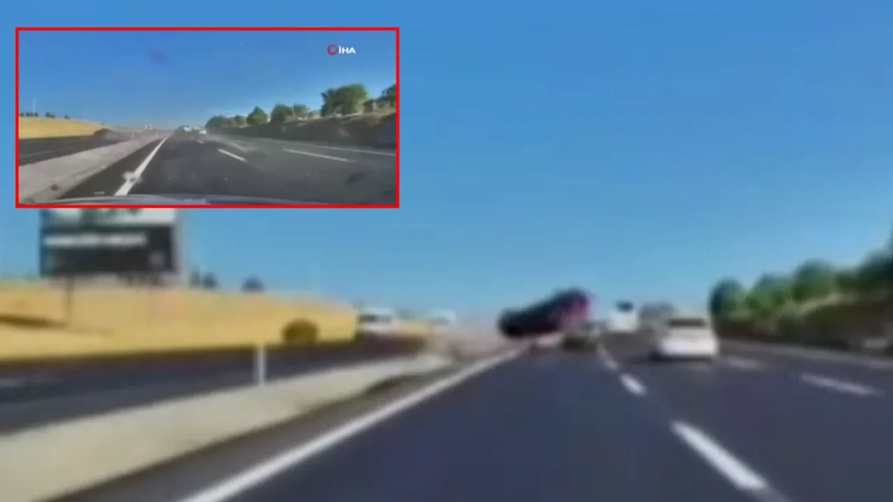 Otomobil aniden karşı şeride savruldu! 1 ölü 7 yaralı