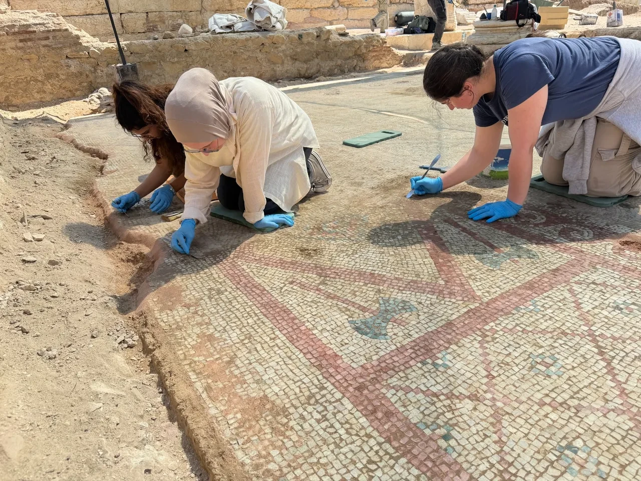 Pompeiopolis’te binlerce yıllık miras gün ışığına kavuştu! 105 metrekarelik mozaik ortaya çıkarıldı