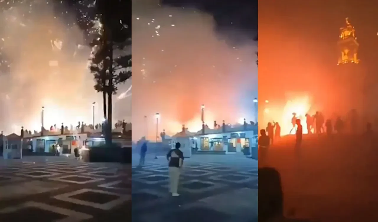 Yüzlerce kişinin arasında havai fişekler patladı! Meksika'daki faciada çok sayıda ölü ve yaralı