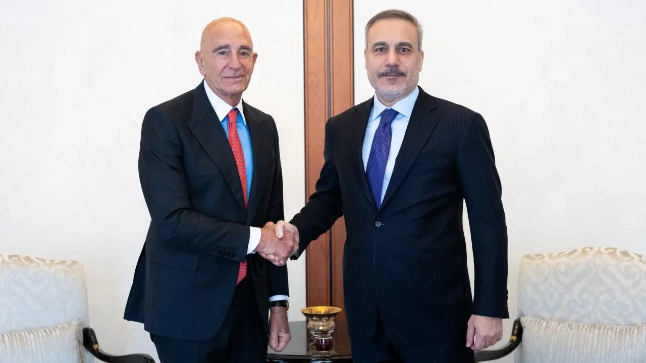 Dışişleri Bakanı Hakan Fidan Tom Barrack ile görüştü!