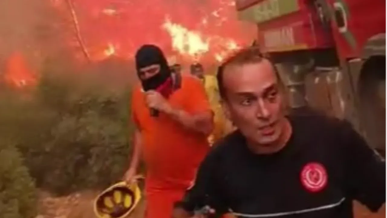 Alevler bir anda yön değiştirdi! Ekipler ölümden döndü