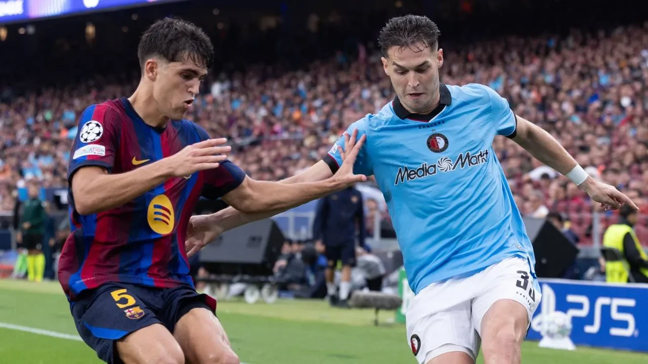 Barcelona, "Devler Ligi"ne galibiyetle başladı! İspanyol ekibi, Feyenoord'u 5-1 yendi