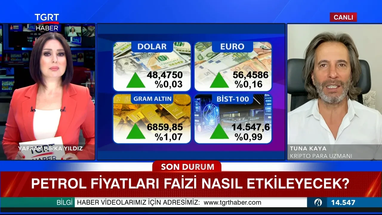 Faiz indirimi bekleyenlere müjde: Tuna Kaya TGRT Haber canlı yayınında tarih verdi