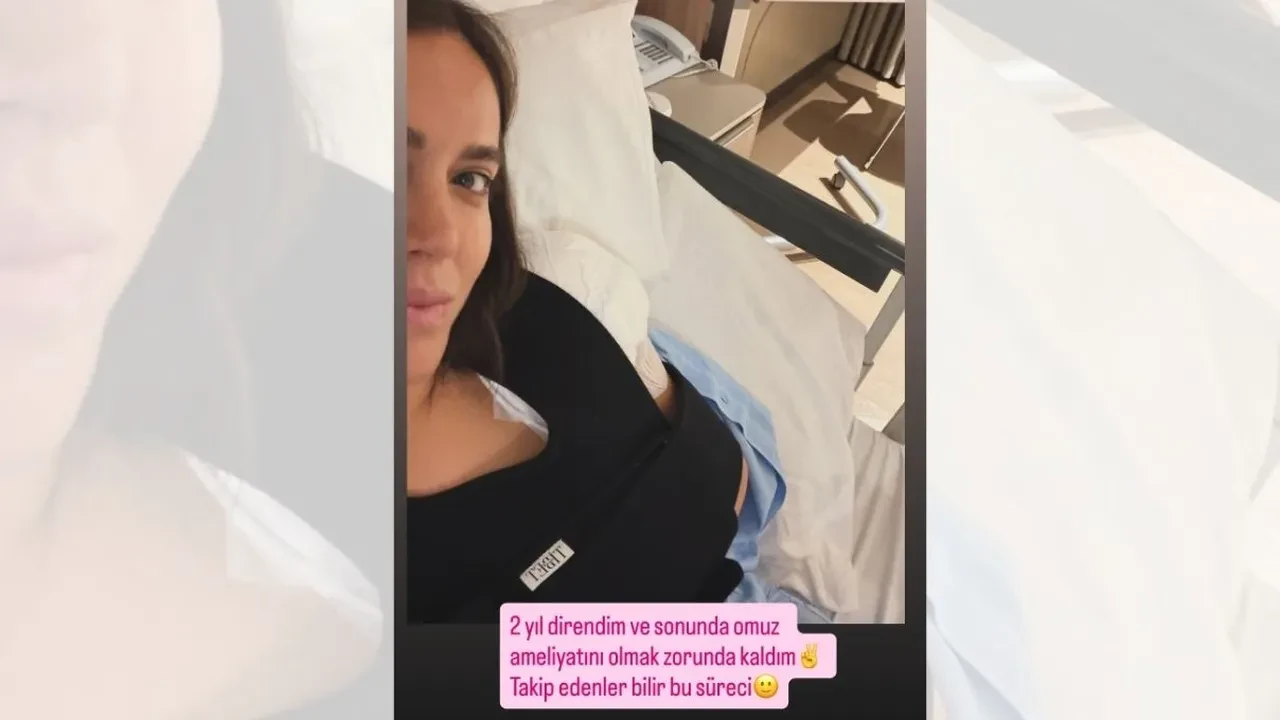 Oyuncu Ceyda Ateş 2 yıllık mücadelenin ardından ameliyat oldu! Hastane odasından ilk paylaşım