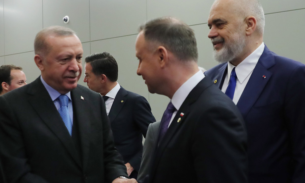 Erdoğan'ın, tüm dünyanın gözlerinin çevrileceği NATO Zirvesi'nde başta NATO Genel Sekreteri Jens Stoltenberg olmak üzere ABD Başkanı Joe Biden, Almanya Başbakanı Olaf Scholz ve İngiltere Başbakanı Boris Johnson gibi liderlerle ikili görüşmeler yapması da planlanıyor.