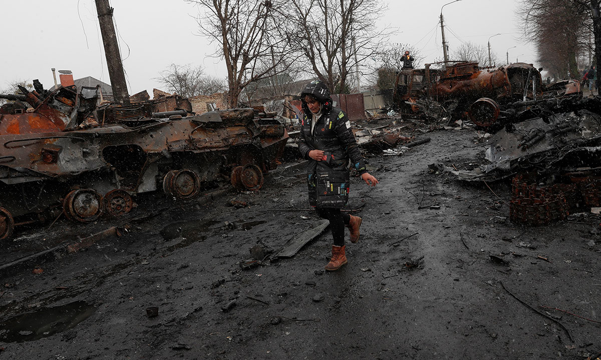 Türkiye’nin Kiev Büyükelçiliği de, Ukrayna'nın başkenti Kiev yakınlarındaki Buça ve İrpin dahil çeşitli bölgelerden basına yansıyan görüntülerin 