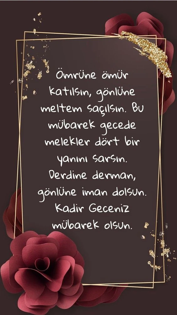 Kadir gecesi üç defa