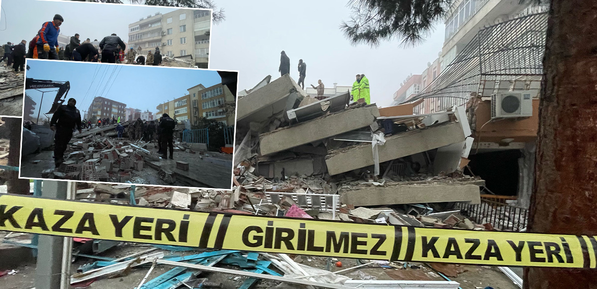 <p>Kahramanmaraş'ın Pazarcık ilçesinde saat 04.17'de 7.7 büyüklüğünde bir deprem meydana geldi. Gaziantep, Adıyaman, Hatay, Diyarbakır, Mersin ve birçok ilde hissedilen şiddetli sarsıntının ardından en büyüğü 6,6 ve 6,5 olmak üzere çok sayıda artçı meydana geldi. </p>