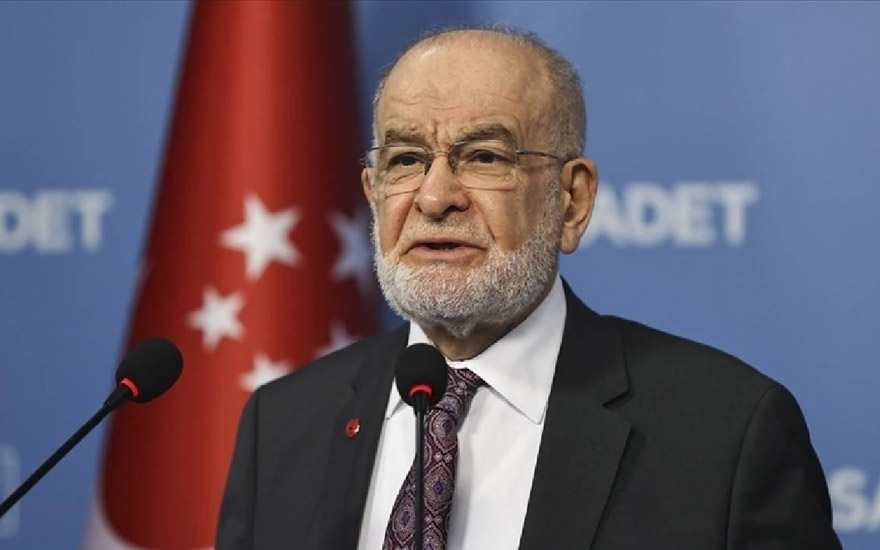 <p><strong>Saadet Partisi Genel Başkanı Temel Karamollaoğlu</strong>: Canlı yayın esnasında yaşadığı rahatsızlık nedeniyle Sn. Erdoğan’a geçmiş olsun dileklerimi iletiyorum. Kalan süreci hep birlikte sağlık, afiyet ve huzur içerisinde tamamlayabilmeyi temenni ediyorum.</p>