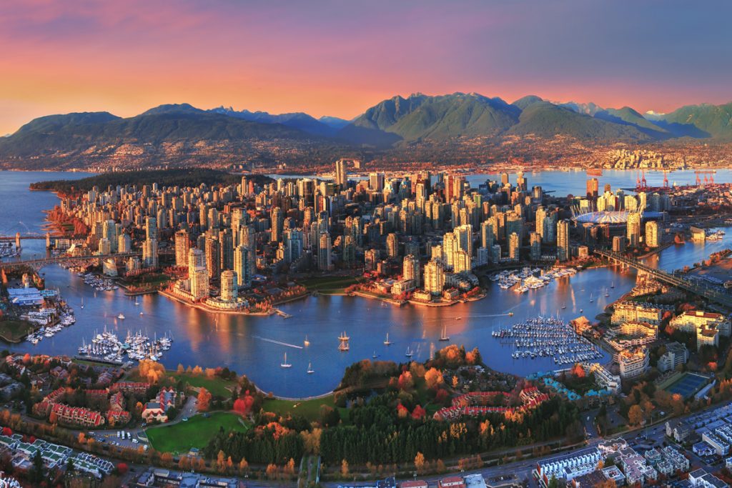 <p>8 - Vancouver, Kanada</p><p> </p>