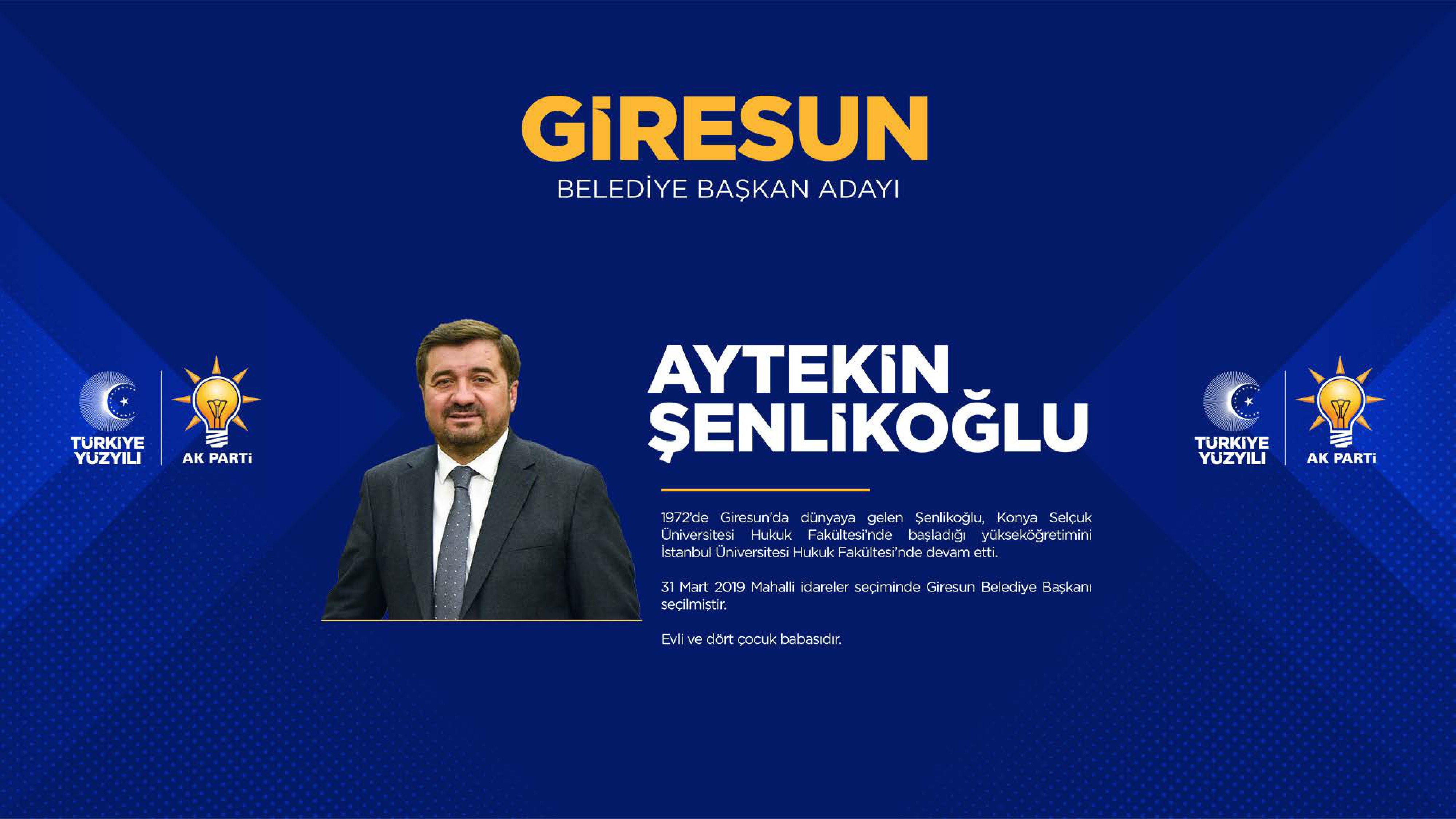 <p>Giresun Belediye Başkan adayı Aytekin Şenlikoğlu</p>