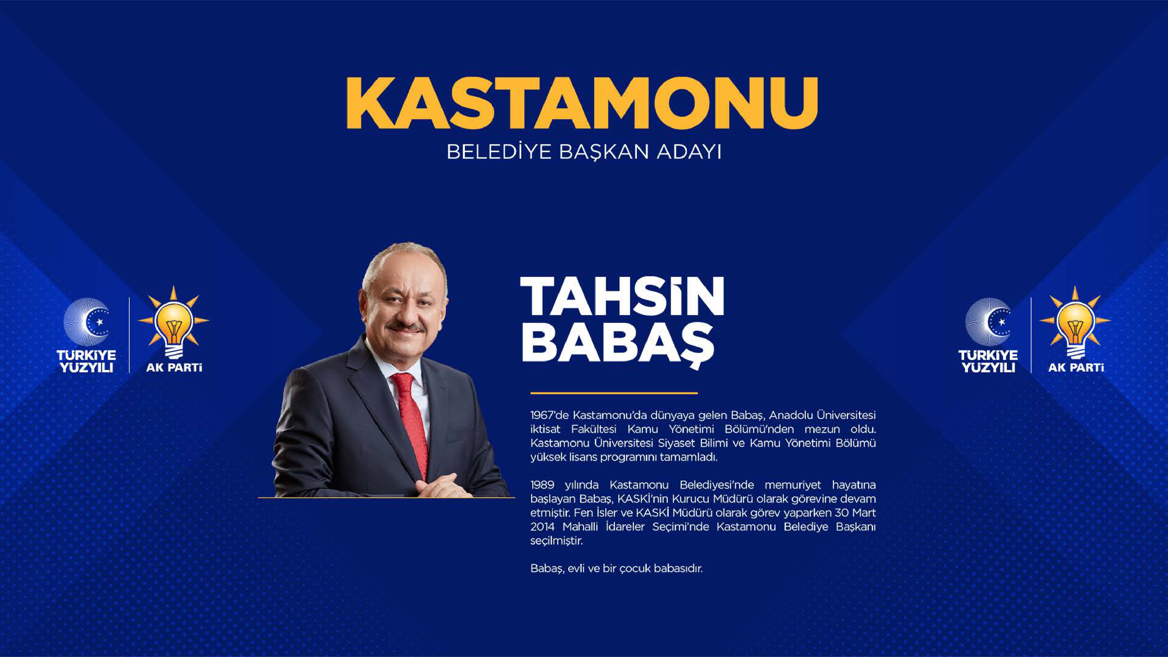<p>Kastamonu Belediye Başkan adayı Tahsin Babaş</p>