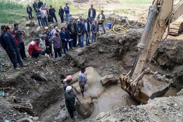 Mısır'ın başkenti Kahire'nin Al-Matareya bölgesinde gerçekleştirilen arkeolojik çalışmalar kapsamında, eski Heliopolis'teki Kral II. Ramses'e ait olduğu tahmin edilen heykel parçaları bulundu.

