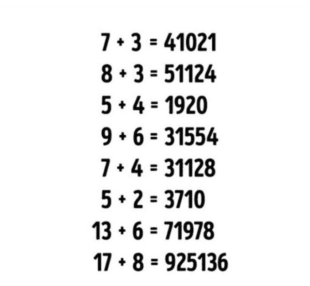 6. 41021’in bu mantıkla oluşturuluşu; 7 — 3 = 4, 7 + 3 = 10, 7 * 3 = 21
