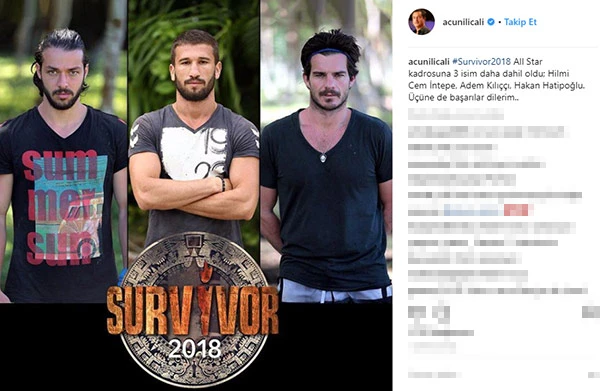 'Survivor 2018'e 3 flaş isim daha!