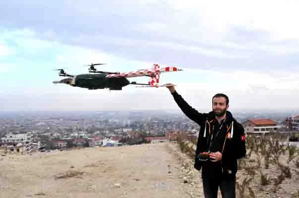 Üniversiteli öğrenciler insansız hava aracı yaptı