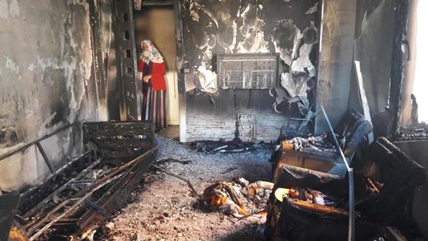 Patlayan elektronik sigara yangına neden oldu