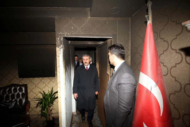 BBP'de yangının izleri siliniyor