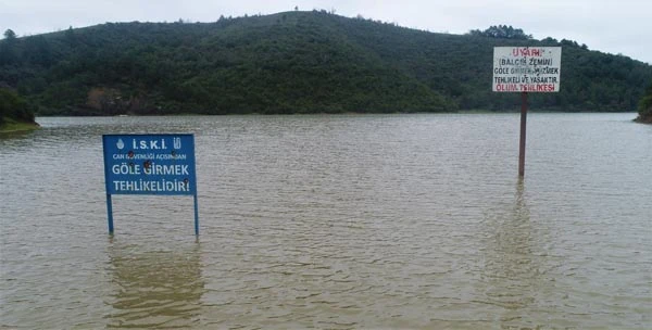 Barajlardaki doluluk oranı havadan görüntülendi
