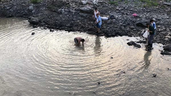 Balık tutmaya gittiler! Gördükleri manzara dehşete düşürdü