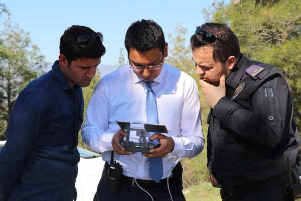 Denizli'de bacanağını öldüren şüpheli ormanda drone ile aranıyor