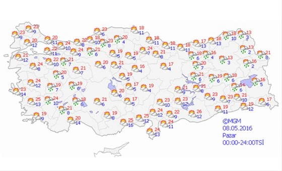 Sıcak hava Pazartesi'den itibaren geliyor